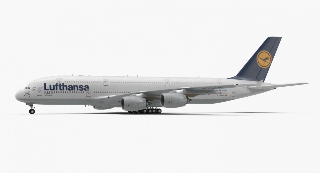 Airbus A380-1000 Air France 3D